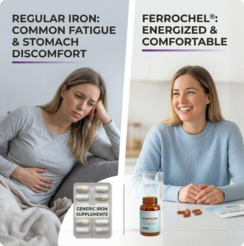 Not All Iron Is Created Equal: Why Ferrochel® Is the Iron Women 35–60 Actually Need